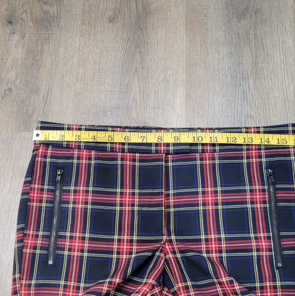 Joe Fresh Dress Pant, Plaid Tartan, Zipper pockets, size 2 - Picture 7 of 11